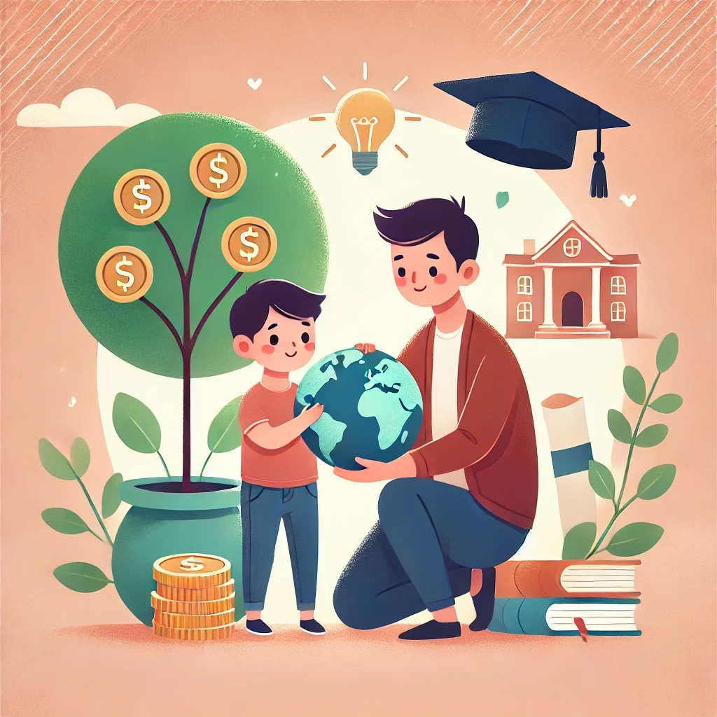 Parents planning a secure financial future for their child’s
education.