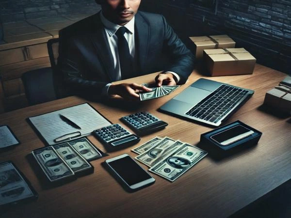 Stock market trading concept with equity derivative charts